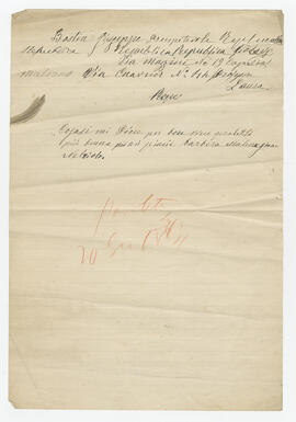 Manoscritto di Bastia Giuseppe