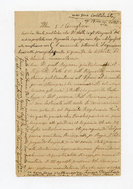 Manoscritto di Salvatore Riccio