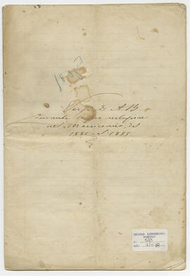 Versi di A. B. durante la sua reclusione nel manicomio dal 1881al 1885 Prose di A. B. durante la ...