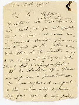 Manoscritto di Amedeo Lamparo
