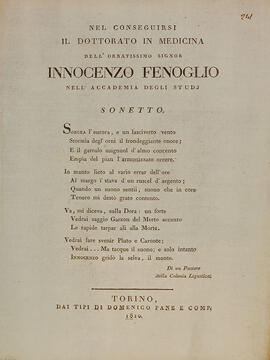 Medicina e Medicina e chirurgia - Poesie per la laurea