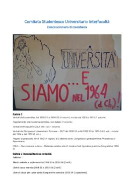 Comitato Studentesco Universitario Interfacoltà - C.S.U.I.