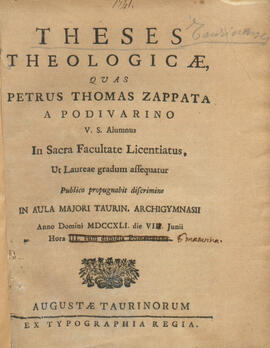 Tesi del 1741