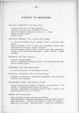 Registri delle lezioni nell'anno scolastico 1959-60