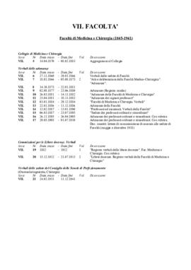 Facoltà di Medicina e chirurgia