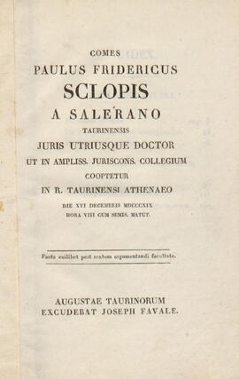 Tesi del 1819