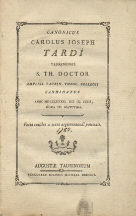 Tesi del 1782