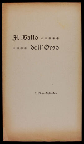 Ballo dell'orso del 1755