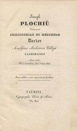 Tesi del 1833